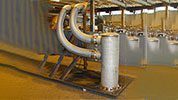Mockup and Test Setup of Exhaust Ducts (from Boeing 747) of Chemical Oxygen Iodine Laser